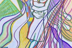 Marijana-Dzepina-Eros-I-Psiha-–-sjedinjenje-akrilni-flomasteri-na-platnu-100x70-cm