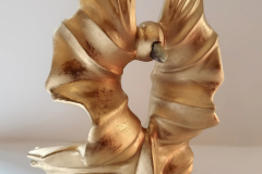 Sanja-Falisevac-Fenix-iznad-sutona-obojena-terakota-i-mramor-8x30x16-cm